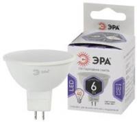 Лампа светодиодная LED MR16-6W-860-GU5.3 (диод, софит, 6Вт, холод, GU5.3) (10/100/4200) | Б0049069 ЭРА (Энергия света)