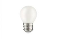 Лампа светодиодная филаментная Filament 9Вт шар 4100К E27 610лм milky Gauss 105202209