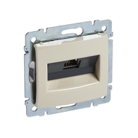 Механизм розетки компьютерной 1-м СП Valena RJ45 STP 10 GIGA сл. кость Leg 774172 Legrand
