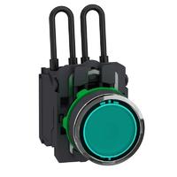 Кнопка с подсветкой лампой тест 24В зел. пласт. SchE XB5AW23B5 Schneider Electric