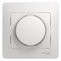 Светорегулятор (диммер) Glossa LED RC 630Вт/В.А в сборе бел. SchE GSL000137 Schneider Electric