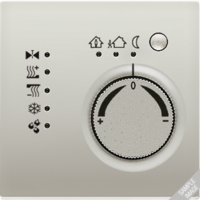 KNX-регулятор с ручкой для установки температуры антрацит JUNG AL2178TSAN
