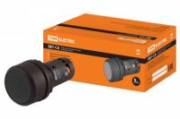 Кнопка SB7-CA25 d22мм 1з+1р черная | SQ0746-0010 TDM ELECTRIC