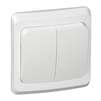Выключатель 2-кл. СП Этюд 10А IP20 с подсветкой бел. SchE BC10-006B Schneider Electric