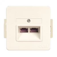 Механизм розетки комп. 2-м Extra RJ45 беж. ГУСИ С1К2-003 GUSI Electric