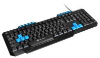 Клавиатура 750G FROST WAR черн./черн. USB Multimedia for gamer KM-638 ОКЛИК 337452