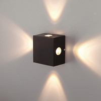 Светильник архитектурный 1601 TECHNO LED Kvatra черный настенный | a039989 Elektrostandard Электростандарт