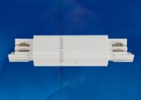 Соединитель для шинопроводов прямой внешний Трехфазный белыйUBX-A12 WHITE 1 POLYBAG Uniel 09744
