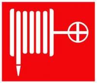 Знак пожарной безопасности "Пожарный кран" 150х150 Technolux ПБ02