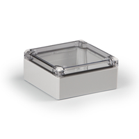 Cubo D 120 x 122 56 мм, глухая стенка, прозрачная крышка, PC, IP 66/67 - DPCP121206T Ensto