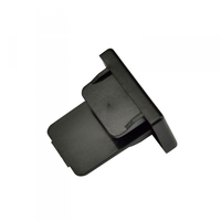 Заглушка торцевая Черная UFB-Q121 C21 BLACK 1 POLYBAG Uniel UL-00001278