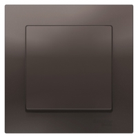 Выключатель одноклавишный ATLASDESIGN схема 1 10АХ в сборе мокко - ATN000612 Schneider Electric