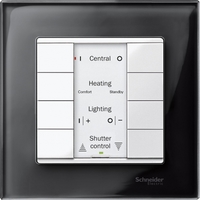 Выключатель 4-кн. СП SM PLUS полярно блестящий бел. SchE MTN617419 Schneider Electric