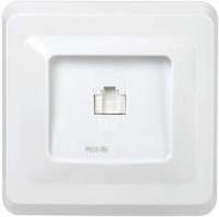 Розетка компьютерная 1-м ВЕГА RJ45 Cat5e РК10-ВБ бел. IEK EKV15-K01-DM (ИЭК)