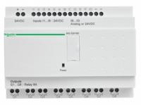 Реле компакт. интелект. Zelio Logic без диспл. 12вх/8вых питание 24В SchE SR2E201B Schneider Electric