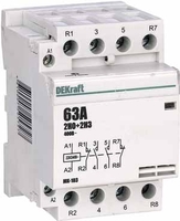 Контактор модульный 2НО+2НЗ 40А 230В МК-103 | 18083DEK DEKraft Schneider Electric