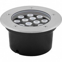 Светильник светодиодный тротуарный ДВУ-12w RGB IP67 круг - 32023 FERON