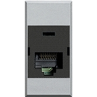 Розетка компьютерная Axolute RJ45 FTP CAT.6 110 алюм. Leg BTC HC4262C6S Legrand