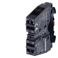 Элемент коммутационный 2 контакта 1НО+1НЗ двухполюсный Siemens 3SB3403-0A