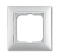 Рамка 1-м Basic с декор. накл. альп. бел. ABB 2CKA001725A1479 1725-0-1479