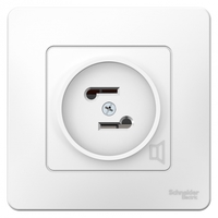 Розетка FM радио 1-м СП BLANCA 16А 250В бел. SchE BLNPS000011 Schneider Electric