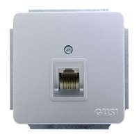 Механизм розетки комп. 1-м Extra RJ45 мат. сер. ГУСИ С1К1-004 GUSI Electric