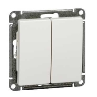 Выключатель 2-кл. СП W59 10А IP20 10AX механизм бел. SchE VS510-252-1-86 Schneider Electric