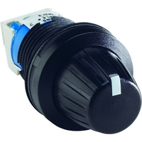 Потенциометр MT-150B в сборе 50 кОм кольцо черный пластик | 1SFA611410R1506 ABB