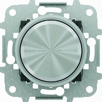 Механизм электронного поворотного светорегулятора для LED, 2 - 100 Вт, серия SKY Moon, кольцо хром|2CLA866020A1401| ABB