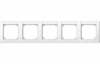 Рамка 5 постов с полем для надписи M-SMART горизонтальная белый - MTN471519 Schneider Electric