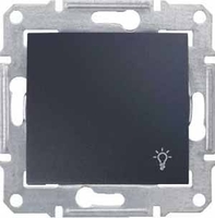 Кнопка выключателя "Свет" СП Sedna графит SchE SDN0900170 Schneider Electric