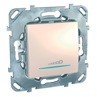 Механизм светорегулятора нажимного СП Unica 20-350Вт беж. SchE MGU5.515.25ZD Schneider Electric