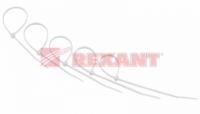 Хомут кабельный 3.6х200 нейл. бел. (уп.25шт)Rexant 07-0200-25