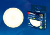 Лампа светодиодная LED-GX53-6W/WW/GX53/FR PLZ01WH 6Вт матовая 3000К тепл. бел. GX53 (упак. картон) Uniel UL-00001670
