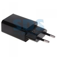 Устройство зарядное сетевое USB (СЗУ) (5В 2 100мА) черн. Rexant 18-2221
