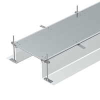 Секция кабельного канала OKA-G глухая, с фиксаторами 2400x600x240 мм (сталь) (OKA-G60040240R) | 7424068 OBO Bettermann