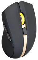 Мышь 495MW черн./золотистый оптическая 1600dpi беспроводная USB 6but GM-W-670 ОКЛИК 998168