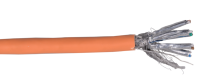 Кабель связи витая пара S/FTP 4х2х23AWG кат.6а solid LSZH (305м) зел. (м) ITK LC1-C6A04-622 IEK (ИЭК)
