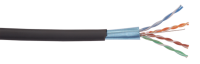 Кабель ITK витая пара U/UTP Cat5e 4x2x24 AWG solid LDPE черный IEK (ИЭК)