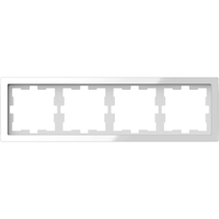 Рамка четырехпостовая D-Life белый кристалл SD - MTN4040-6520 Schneider Electric