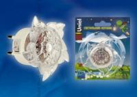Ночник светодиодный DTL308 0,5W 4LED триколор (красный, синий, зеленый) Цветок Uniel 10320