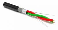 Кабель PB-P-PU для шины ProfiBus PA 1х2х22 AWG (0.8/19х0.16мм) многопров. жилы (patch) SF/UTP внутр. прокл. (-40град.C - +80град.C) PU черн. Hyperline 26247