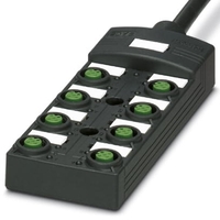 Коробка датчика и исполнительного элемента SACB-8/16-10,0PUR SCO P | 1452550 Phoenix Contact