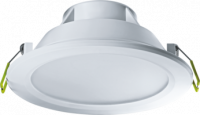Светильник светодиодный ДВО NDL-P1-20W-840-WH-LED (аналог Downlight КЛЛ 2х18) 20Вт 4000К IP44 опал | 94837 Navigator 18506