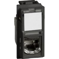 Розетка компьютерная 1мод. Living Now RJ45 кат.6A STP черн. Leg BTC KG4279C6AS Legrand
