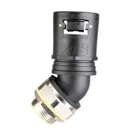 Фитинг AT13/M16/S45/BLY, 45°, РА66/никел.латунь/эласт., черный/желтый, резьба M16, d13, 10 шт. в пачке | 7TCA296170R0035 ABB