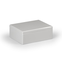 Cubo D 150 x 200 76 мм, глухая стенка, серая крышка, ABS, IP 66/67 - DABP152008G Ensto