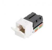 Модуль Keystone Кат.5e RJ45/8P8C неэкранированный белый NIKOMAX/NIKOLAN ЭКО04817 NMC-KJUD2-WT