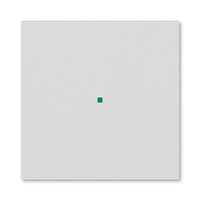Клавиша Levit одинарная без символа free@home сер. ABB 2CHH621000A4016