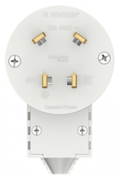 Вилка силовая СП BLANCA 3P+N 32А 400В бел. SchE BLNSV003241 Schneider Electric